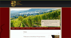 Desktop Screenshot of bischoefliches-weingut.de